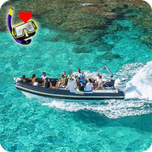 Da Cala Gonone: Escursione di una giornata in Gommone nel Golfo di Orosei. Il mare della Sardegna ti aspetta per questa meravigliosa avventura!!!