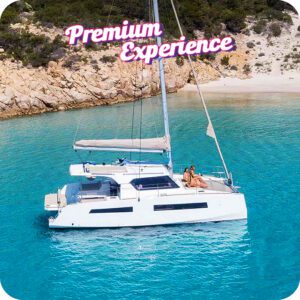 Da Palau: Tour di una giornata in Catamarano nelle isole dell’Arcipelago di La Maddalena.
