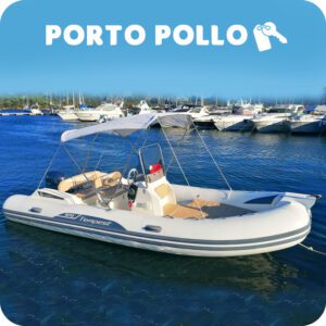PALAU: GOMMONE CAPELLI A NOLEGGIO - 5.70MT. - 40CV. - SENZA PATENTE NAUTICA