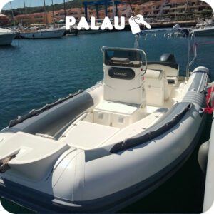 PALAU: GOMMONE LOMAC A NOLEGGIO - 6MT. - 40CV. - SENZA PATENTE NAUTICA
