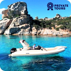 Da Palau: Escursione privata in Gommone nell'Arcipelago di La Maddalena