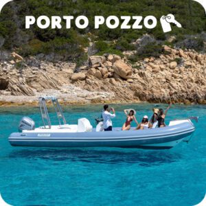 SANTA TERESA GALLURA: GOMMONE TRIDENT A NOLEGGIO - 8MT. - 200CV. - CON PATENTE NAUTICA