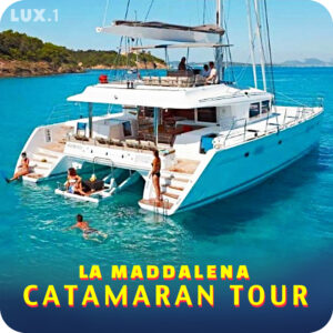 Da Porto Rafael: Escursione di una giornata in Catamarano nell’Arcipelago di La Maddalena, con pranzo
