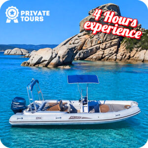 Da Palau: Tour privato di 4 ore in Gommone nell'Arcipelago di La Maddalena!!