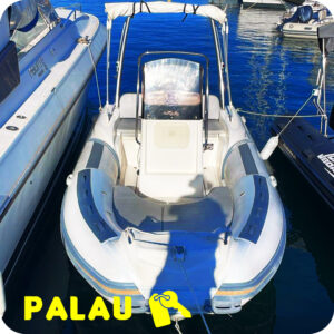 PALAU: GOMMONE NUOVA JOLLY A NOLEGGIO - 5.40MT - 40CV - SENZA PATENTE NAUTICA (Copia)